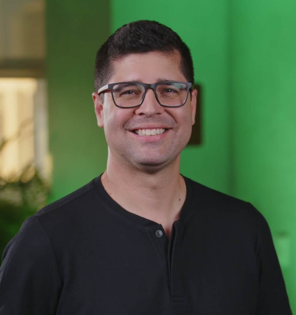 Eli Candido, mediador do workshop
